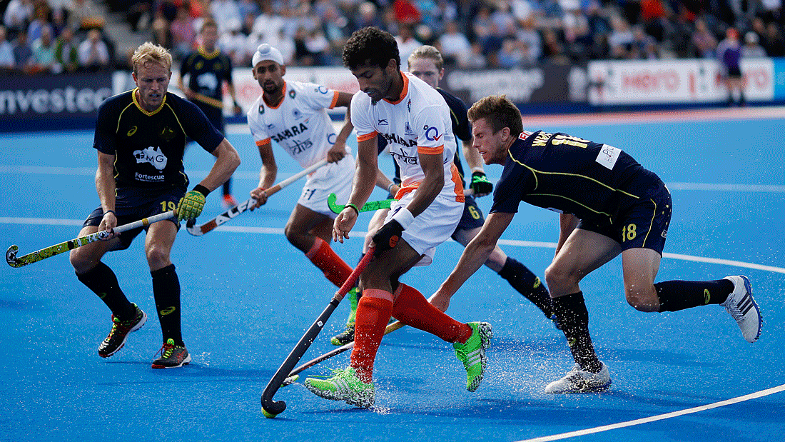 India played Australia in the FIH Men’s Champions Trophy . (Photo: AP)