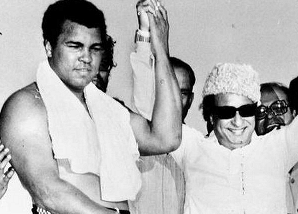Pictures to take you through Ali’s brush with Indian legends.