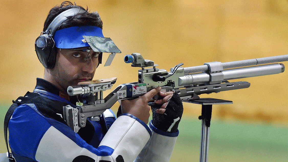 Abhinav Bindra trains ahead of the August Rio Olympics. (Photo Courtesy: <a href="https://www.facebook.com/abhinav.bindra.520/photos/a.1658162774446211.1073741828.1654097788186043/1681051065490715/?type=3&theater">Facebook/Abhinav Bindra</a>)