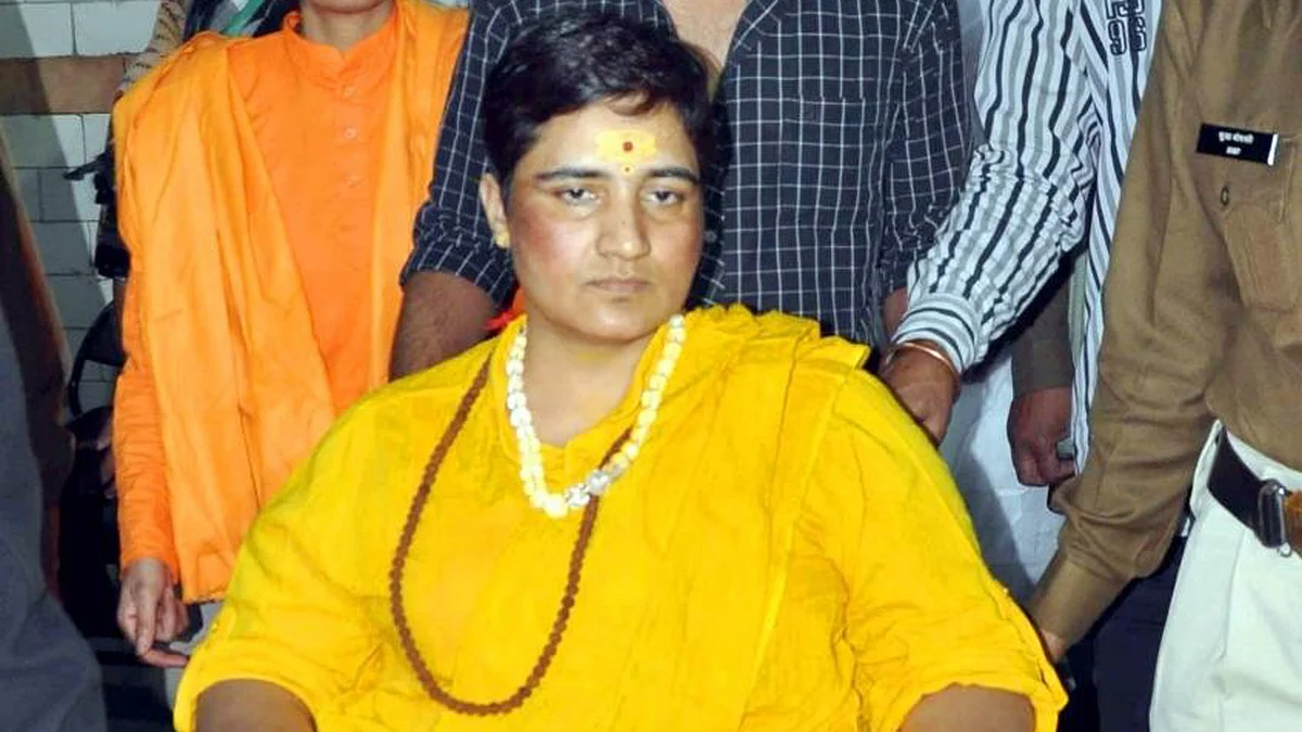 Sadhvi Pragya Singh Thakur who’s been in jail for the last eight years and has sought bail after the NIA dropped MCOCA chages against her. (Photo: IANS)