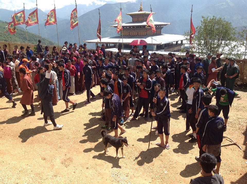

A hundred women at Takila region of Bhutan planted 49,718 saplings on 1 June, 2016.