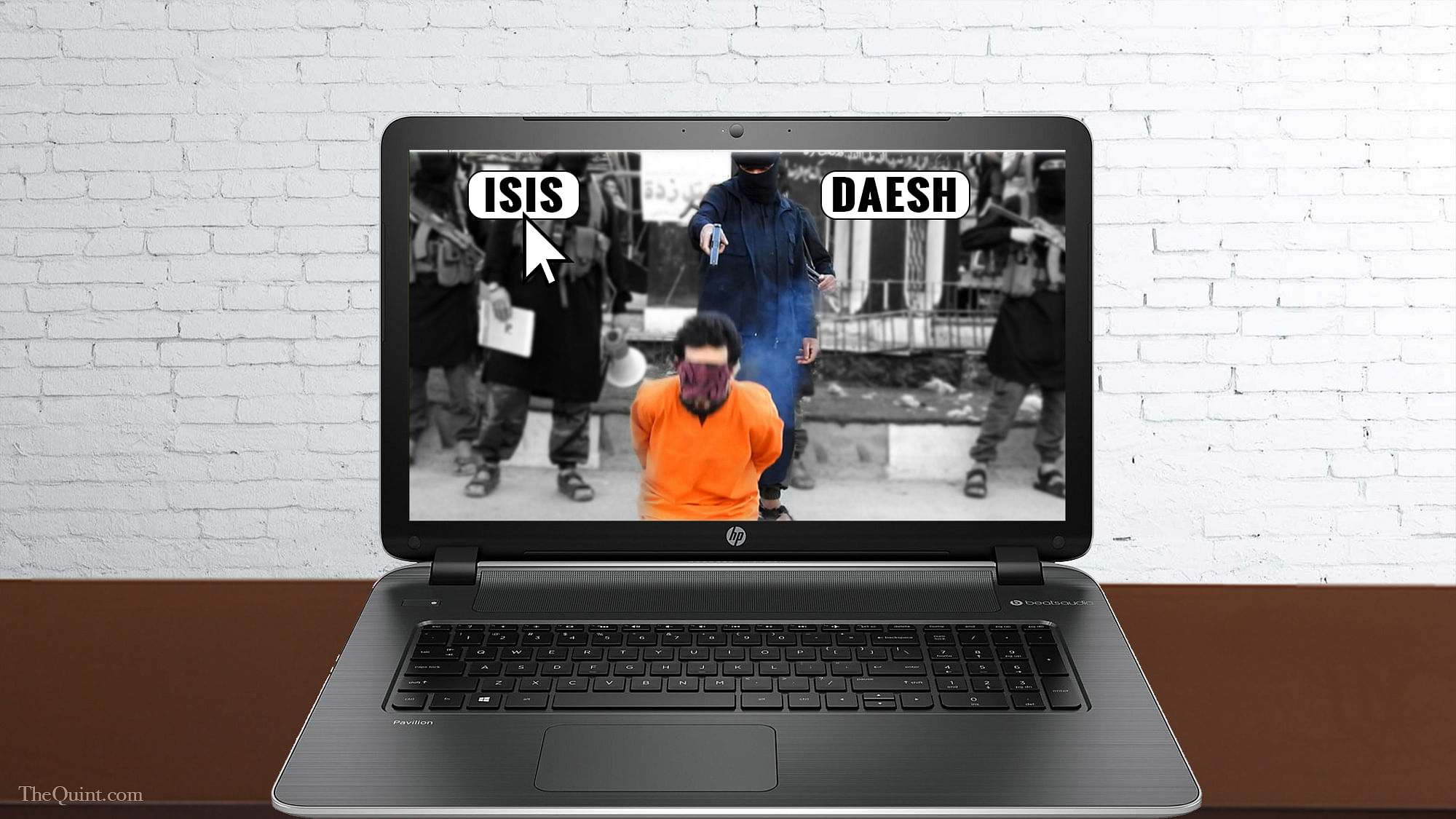 ISIS gets clicks, and the internet loves clicks. (Photo: ISIS Propaganda on Social Media/Altered by <b>The Quint</b>)