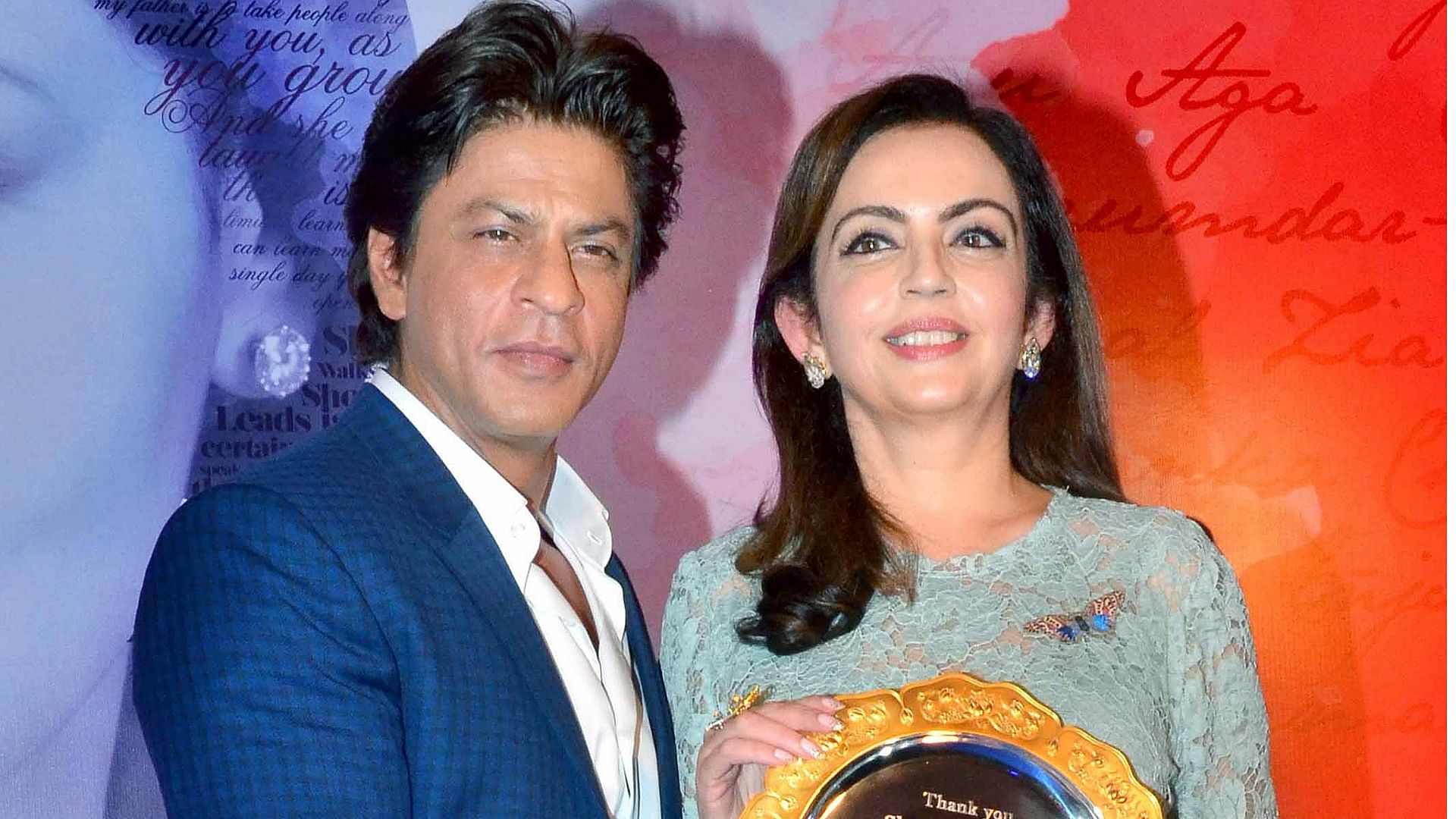 In Pics: SRK Launches Book With Nita Ambani in Mumbai