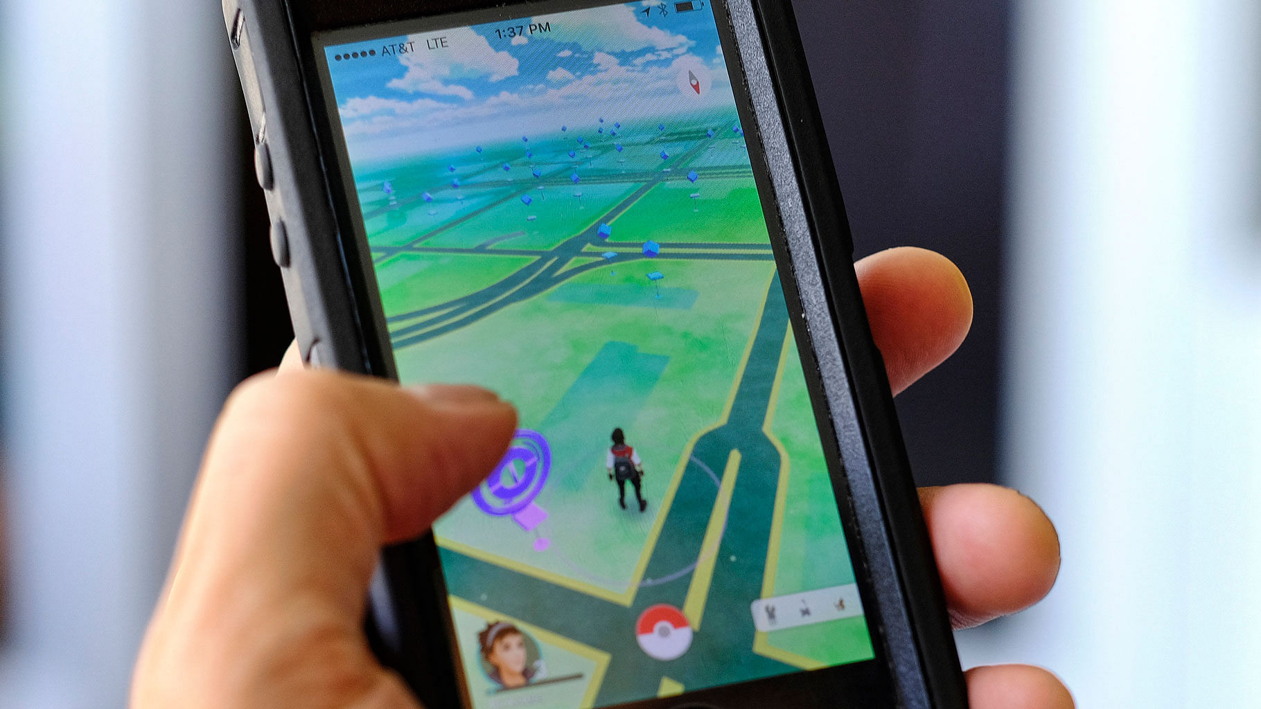 Pokemon Go is displayed on a cell phone. (Photo: AP)