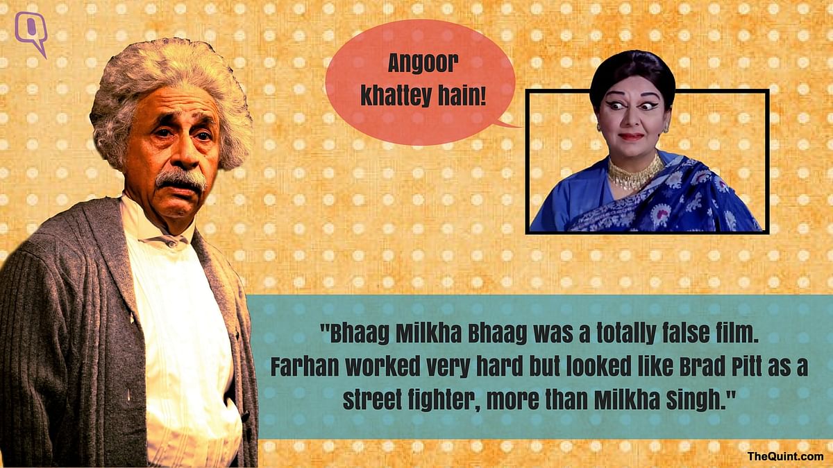 Naseeruddin Shah, we couldn’t help but poke some fun at your nasty and bitter comments about our favourite actors.
