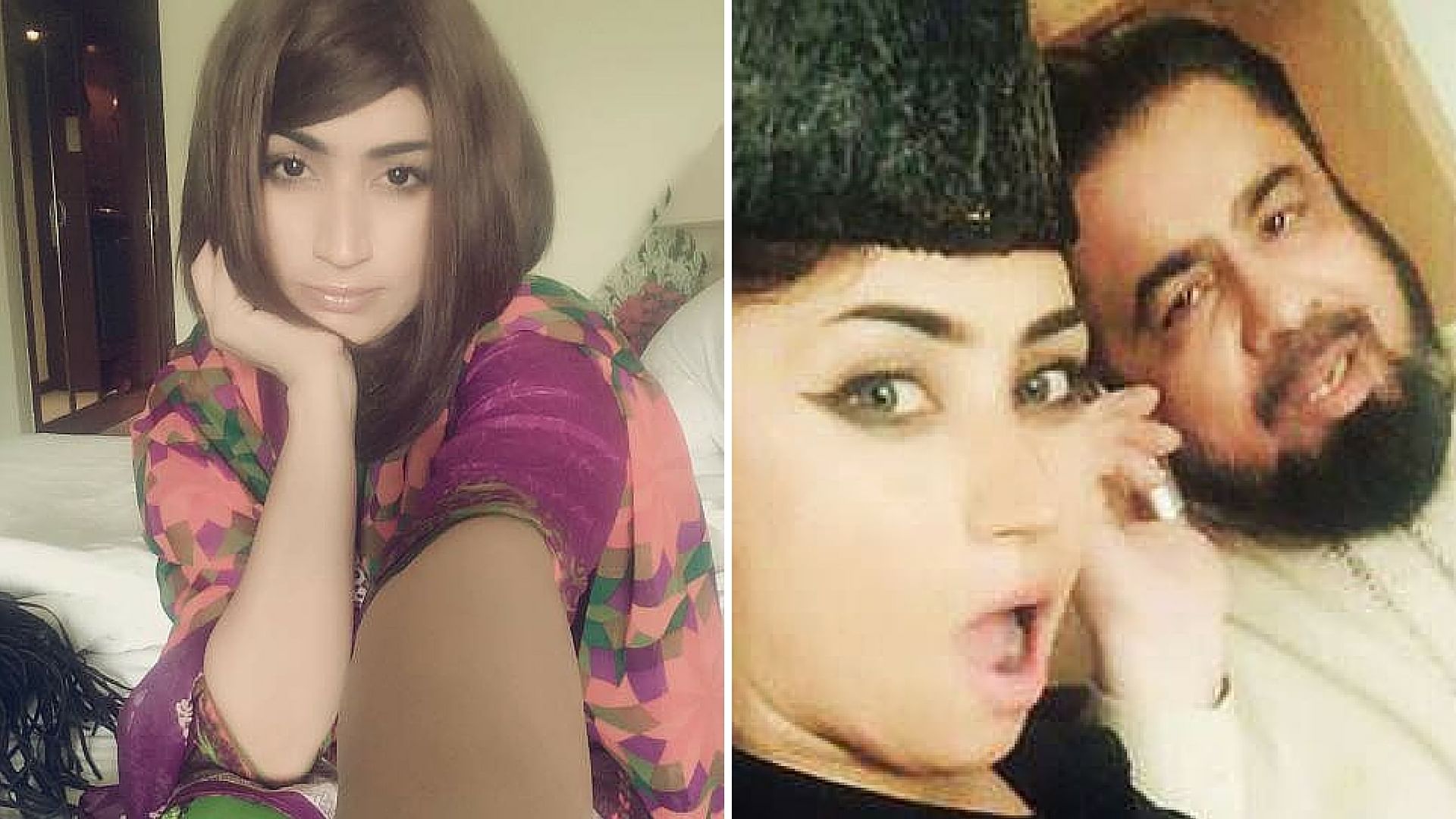 

Qandeel Baloch was in the news when her posts with controversial selfies and videos with Mufti Abdul Qawi went viral. (Photo Courtesy: <a href="https://www.facebook.com/search/photos/?q=qandeel%20cleric">Facebook/QandeelBalochOfficial</a>)