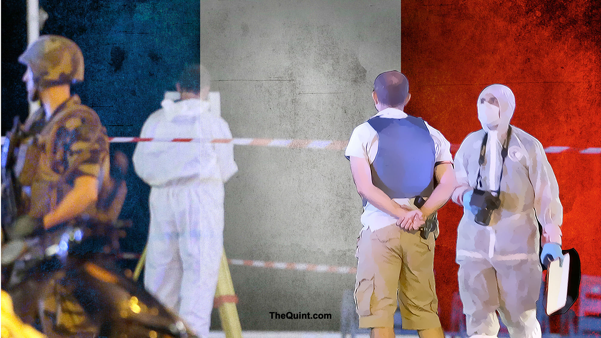 The truck driver, who rammed into the gathered crowd at France’s Bastille Day celebrations, was killed by police forces after an exchange of bullets. (Photo: <b>The Quint</b>) 