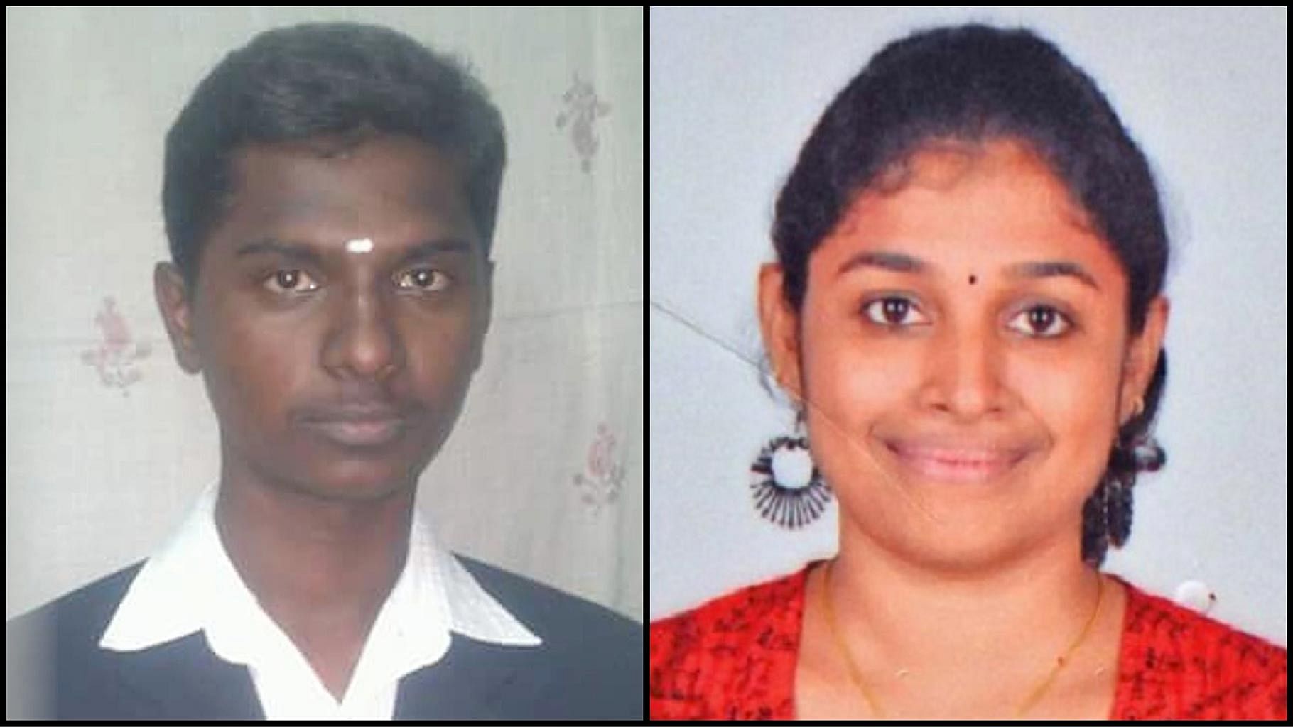 The suspect Ramkumar and S Swathi who was hacked to death at the Nungambakkam railway station in Chennai. (Photo: <b>The Quint</b>)