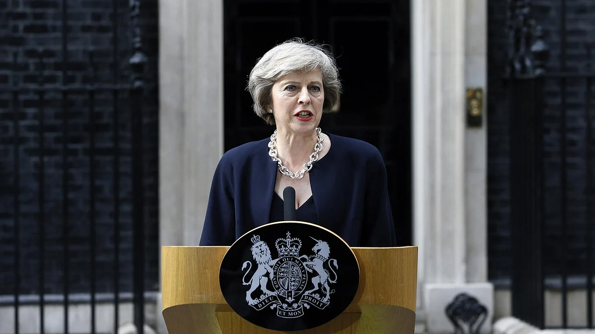British Prime Minister Theresa May will be visiting India in November. (Photo: AP)