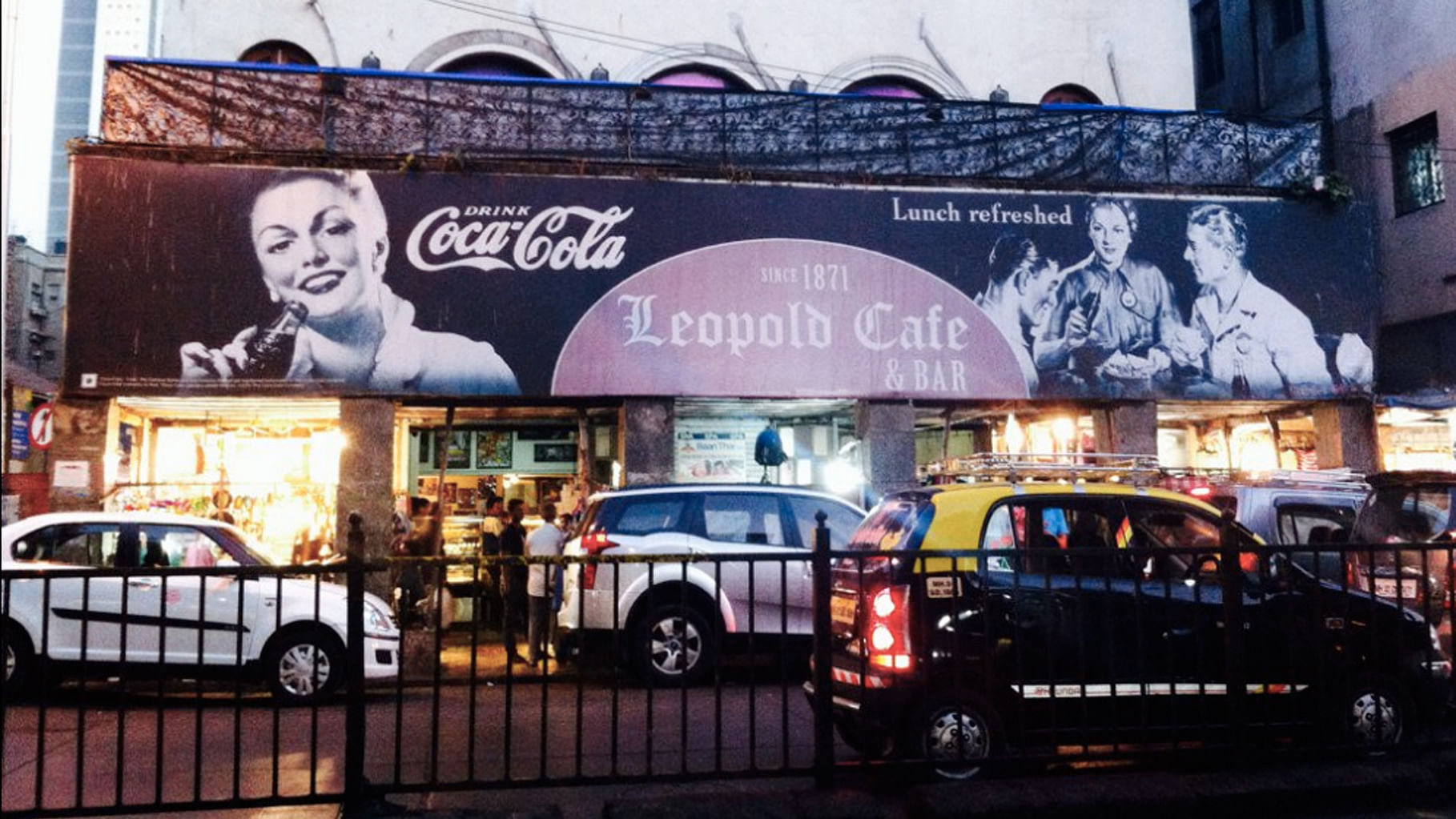 There is an uncanny similarity between the attack on Leopold Café in Mumbai in 2008 and the attack on the Holey Artisan Bakery in Dhaka last week. (Photo courtesy: <a href="https://twitter.com/sukracharyya1/status/697409870149115905?lang=en">Twitter/Sukracharyya Ghosh</a>)