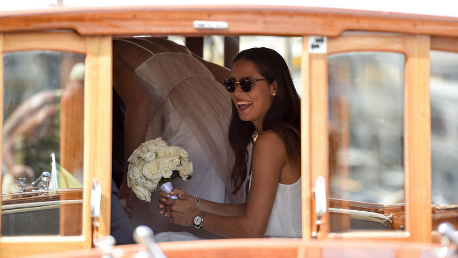 Bastian Schweinsteiger and Ana Ivanovic tied the knot in Venice on Tuesday.