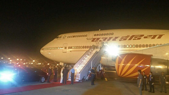 

PM Modi leaving for the tour. (Photo: Twitter @<a href="https://twitter.com/PMOIndia">PMOIndia</a>)