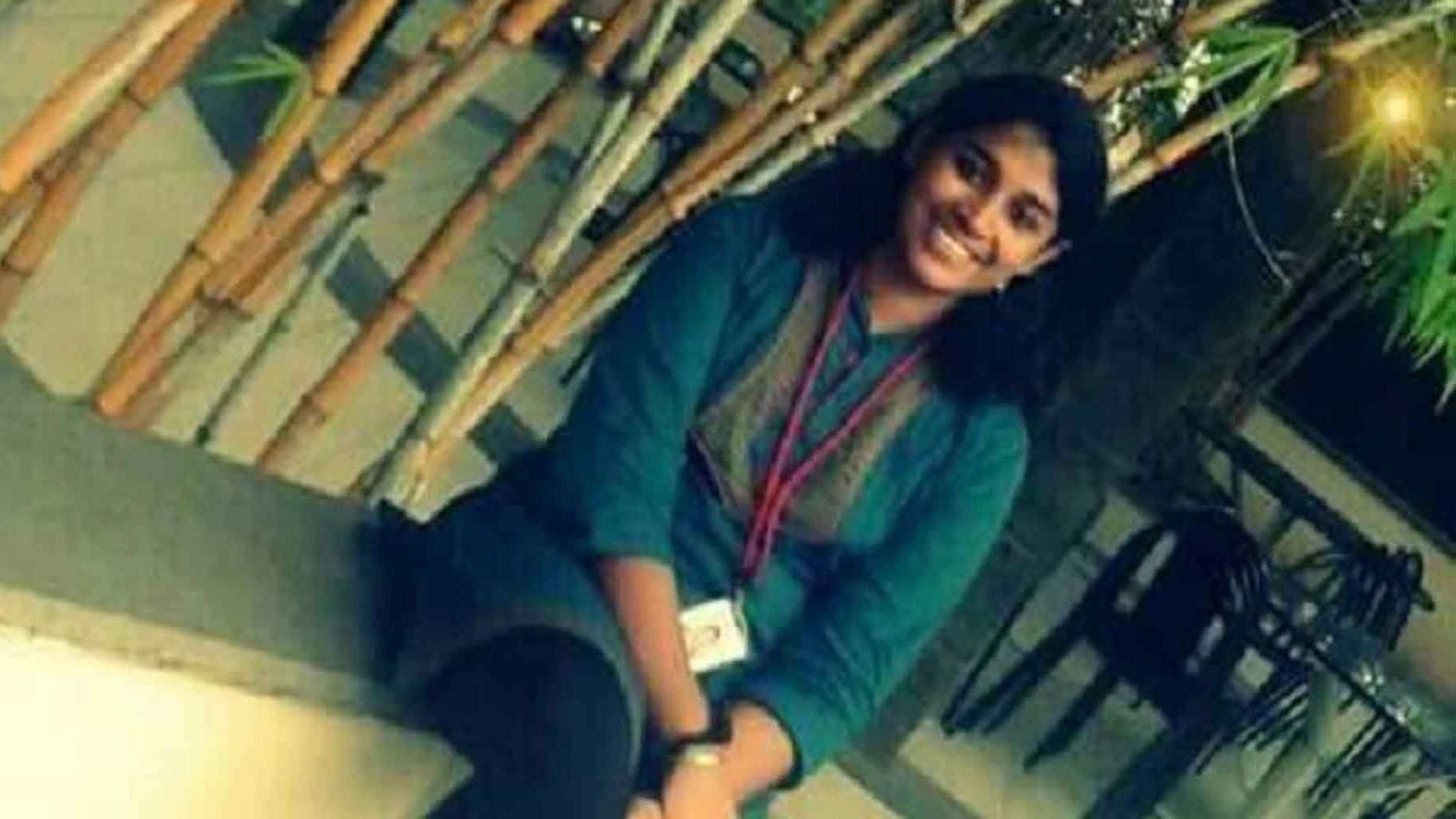 S Swathi, the Infosys employee who was hacked to death at a local train station in Chennai.  (Photo Courtesy: <i>The News Minute</i>)