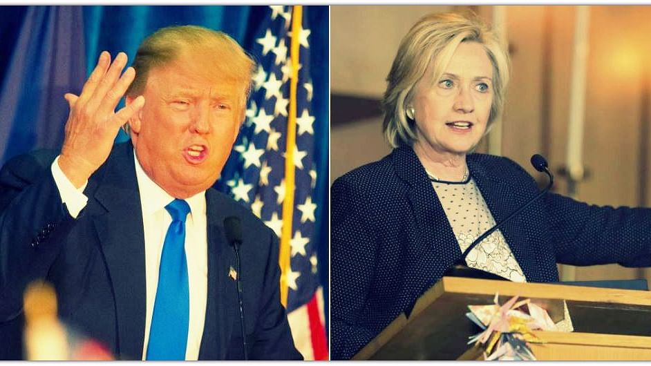 

Republican nominee Donald Trump and Democratic nominee Hillary Clinton. (Photo: Reuters/AP/Altered by <b>The Quint</b>)