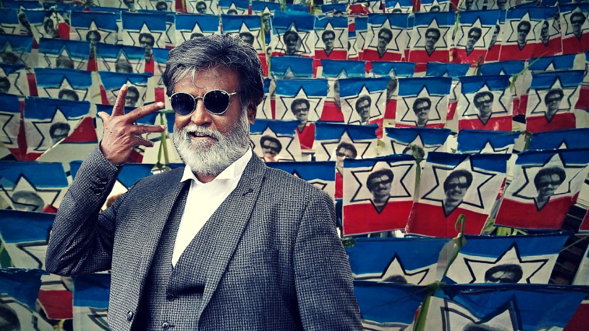 Rajinikanth takes India by storm on Kabali first day first show. (Photo courtesy: Twitter/@suresh_Mathew_; altered by The Quint)