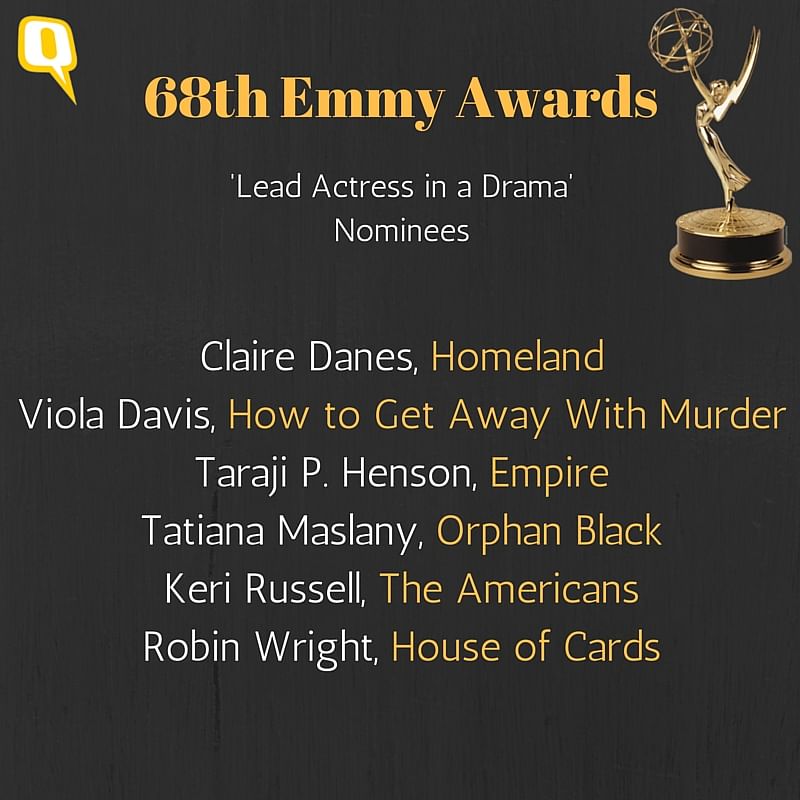 Nominations for the 68th Emmy awards are out and it looks like ‘The Game Of Thrones’ will be the big winner again.