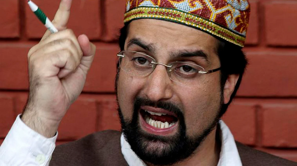 Kashmiri Separatist leader Mirwaiz Umar Farooq.