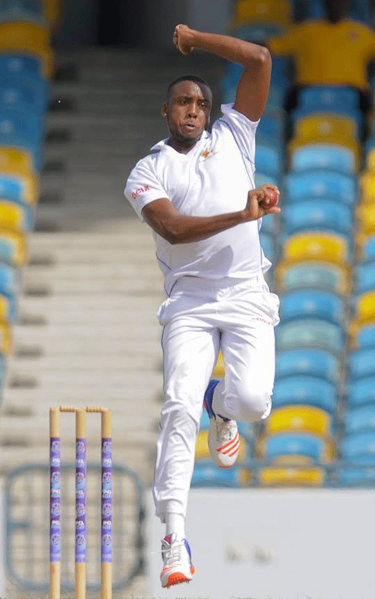 The 25-year-old Barbadian cricketer has played 41 first-class matches with 116 wickets (average 22.56) to his credit