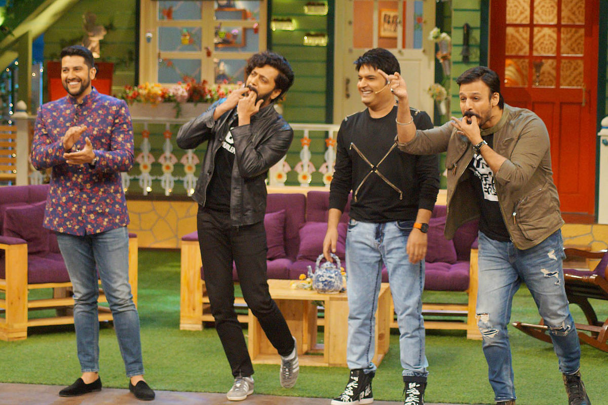 The cast of ‘Great Grand Masti’ promoted their film on the sets of ‘The Kapil Sharma Show.’