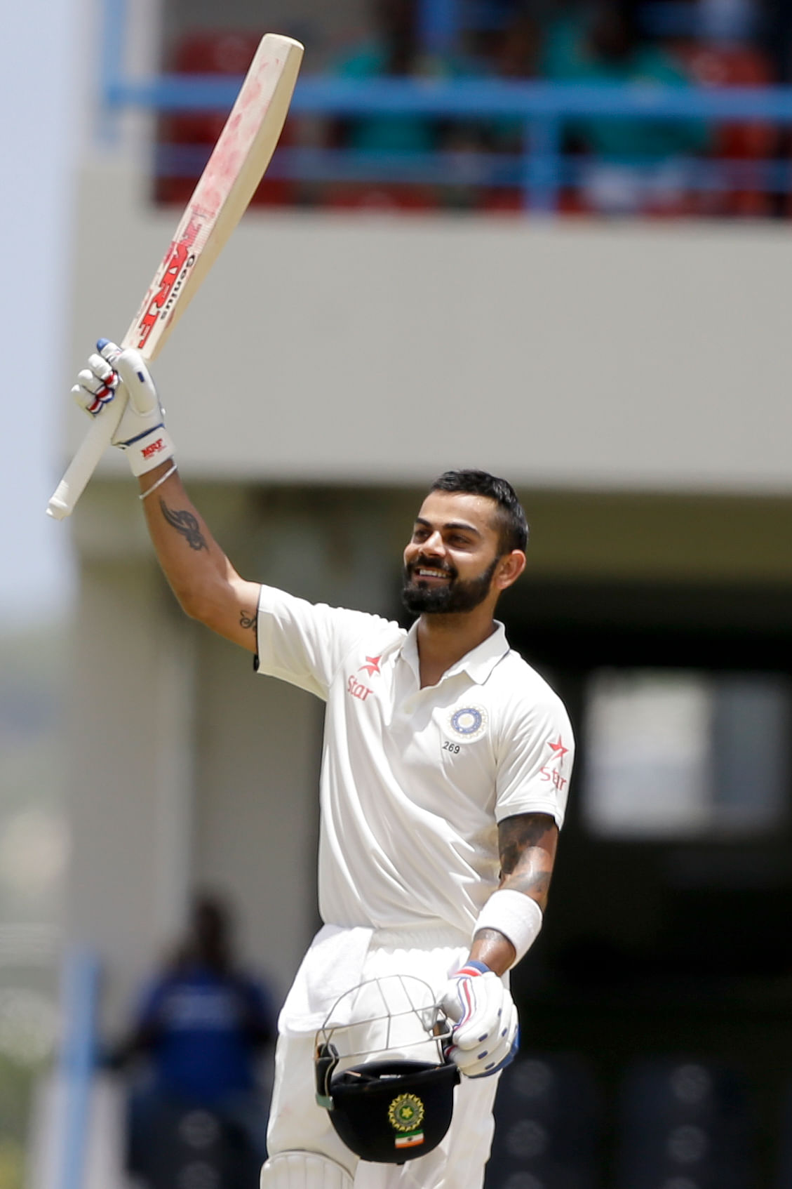 Former West Indian great Sir Vivian Richards applauded Virat Kohli’s maiden double ton in the first test at Antigua.