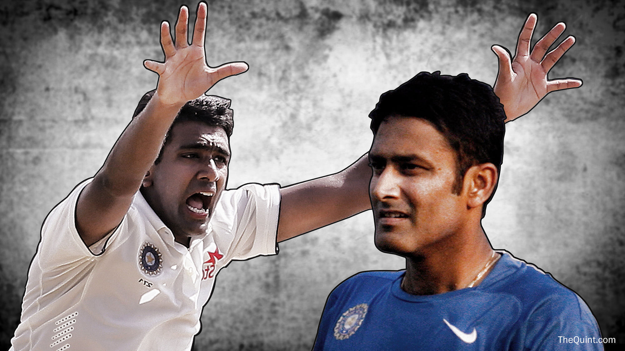 Similar career paths and similar questions asked off R Ashwin when he tours abroad, much like his coach Kumble.&nbsp;