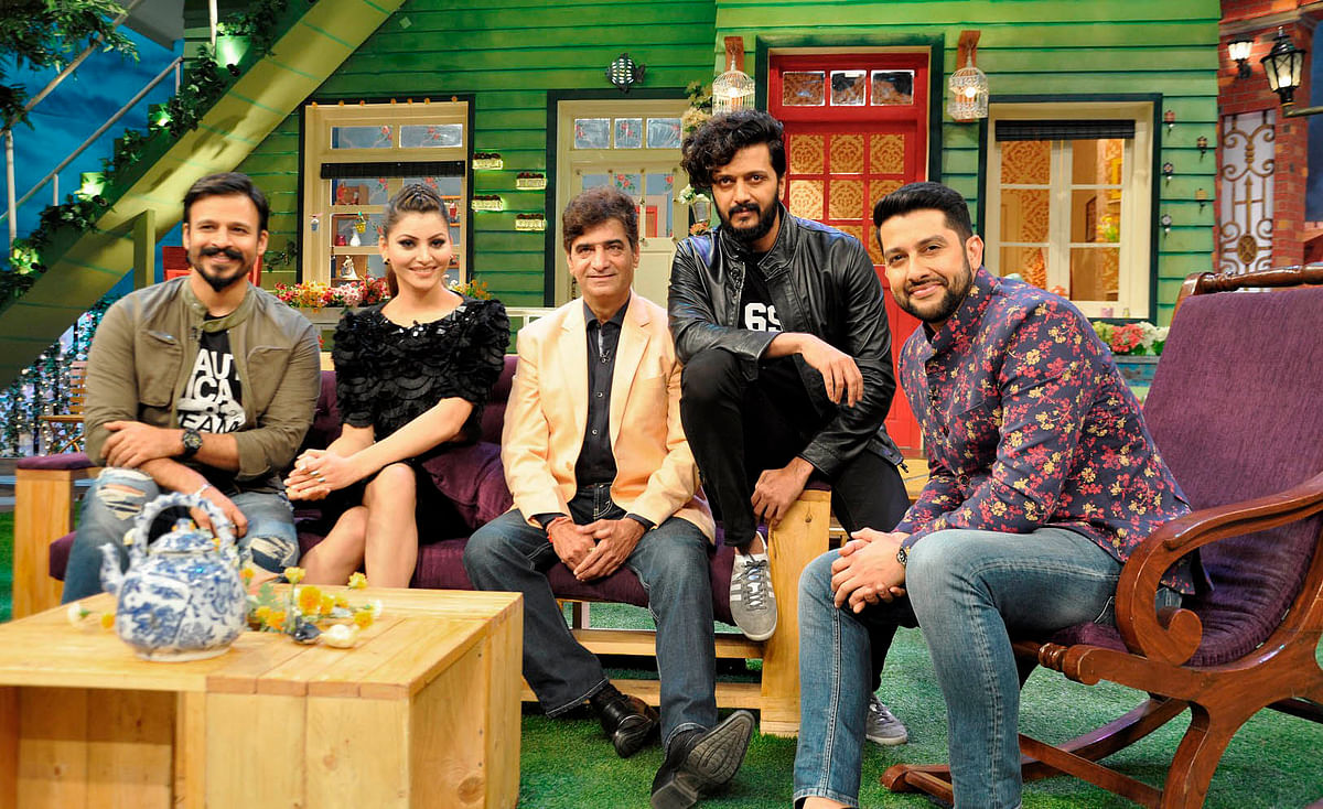 The cast of ‘Great Grand Masti’ promoted their film on the sets of ‘The Kapil Sharma Show.’