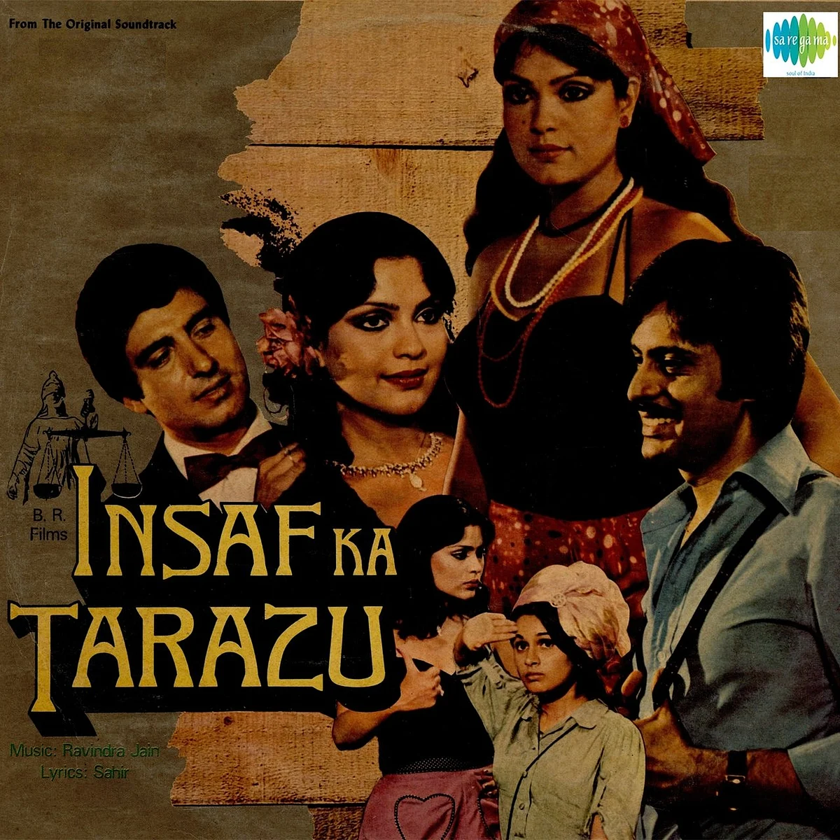 A poster of the film, <i>Insaaf Ka Tarazu</i>. 