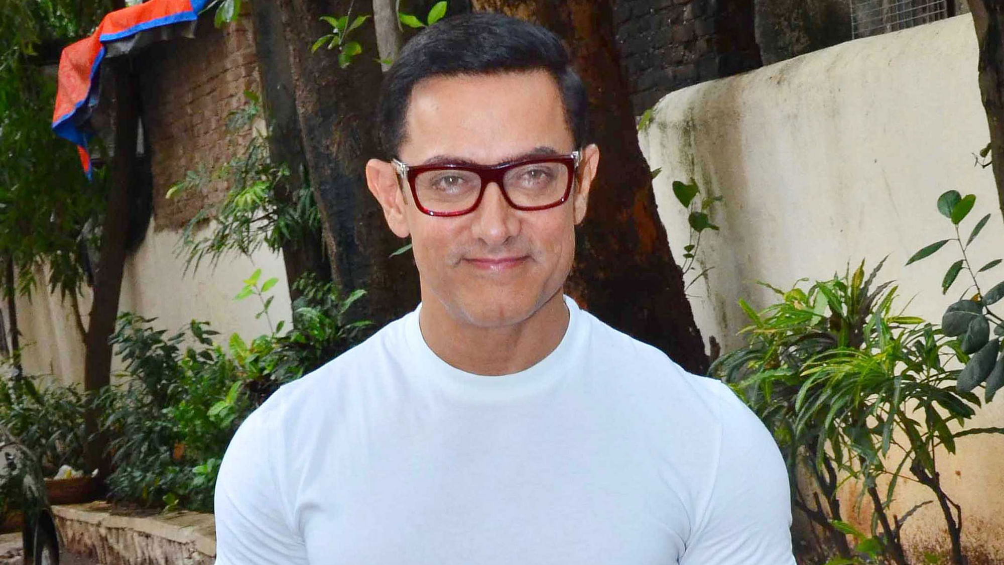 Aamir Khan spoke to the press on the occasion of Eid. (Photo: Yogen Shah)