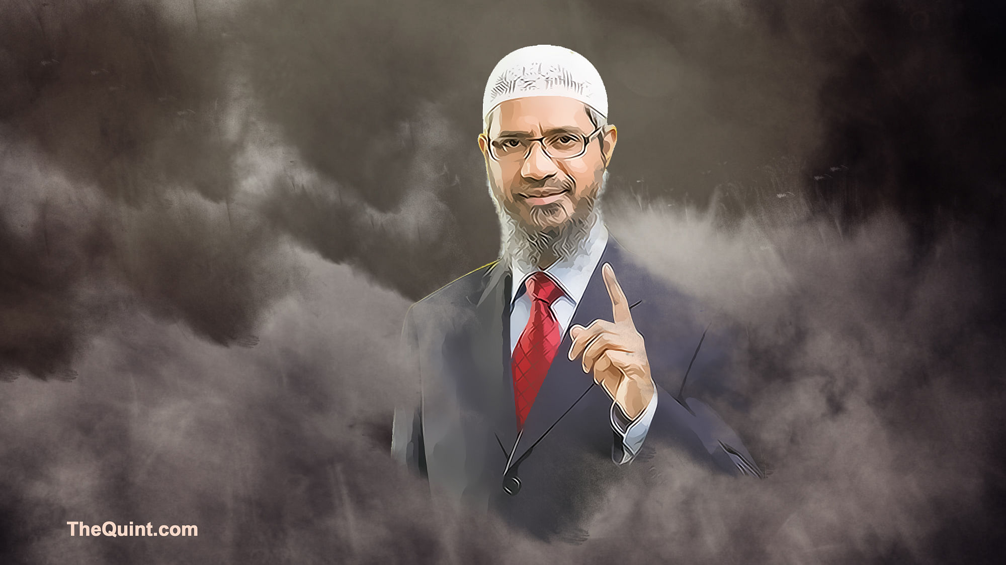 Zakir Naik’s ideology was called divisive, and against India’s pluralistic, secular and social fabric by the Solicitor General.&nbsp;(Photo: Hardeep Singh/<b>The Quint</b>)