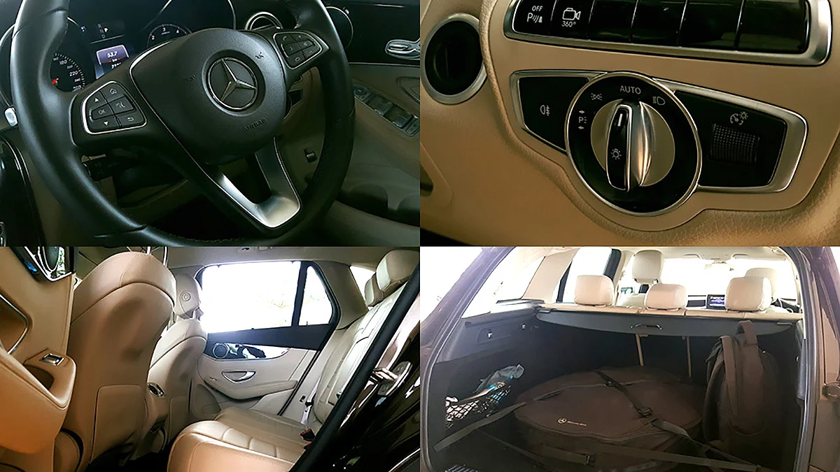 Interiors of the Mercedes-Benz GLC 220d. (Photo: Motorscribes)