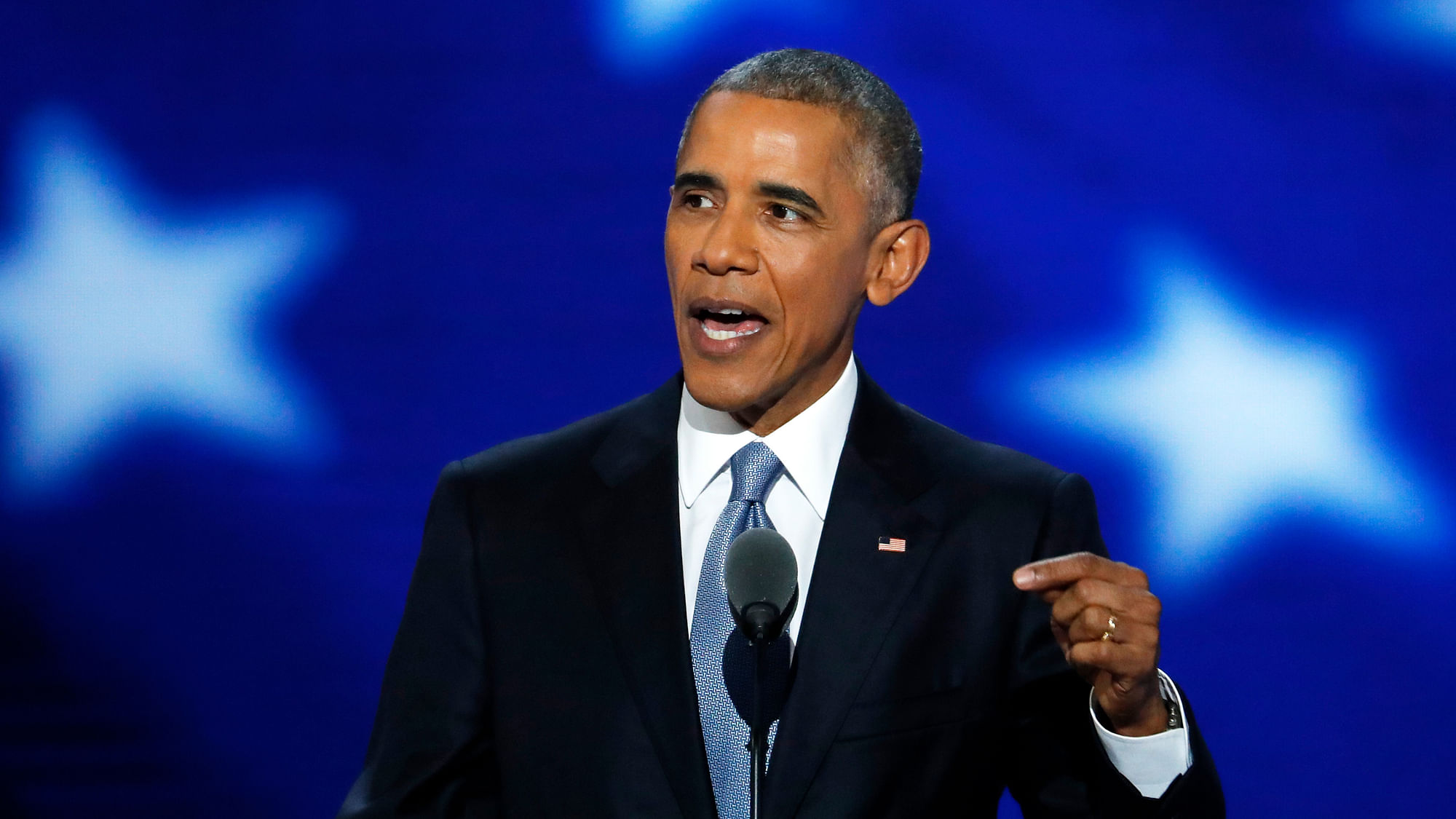 

US President Barack Obama took the stage at the Democratic National Convention on Wednesday amid thunderous applause. (Photo: AP)