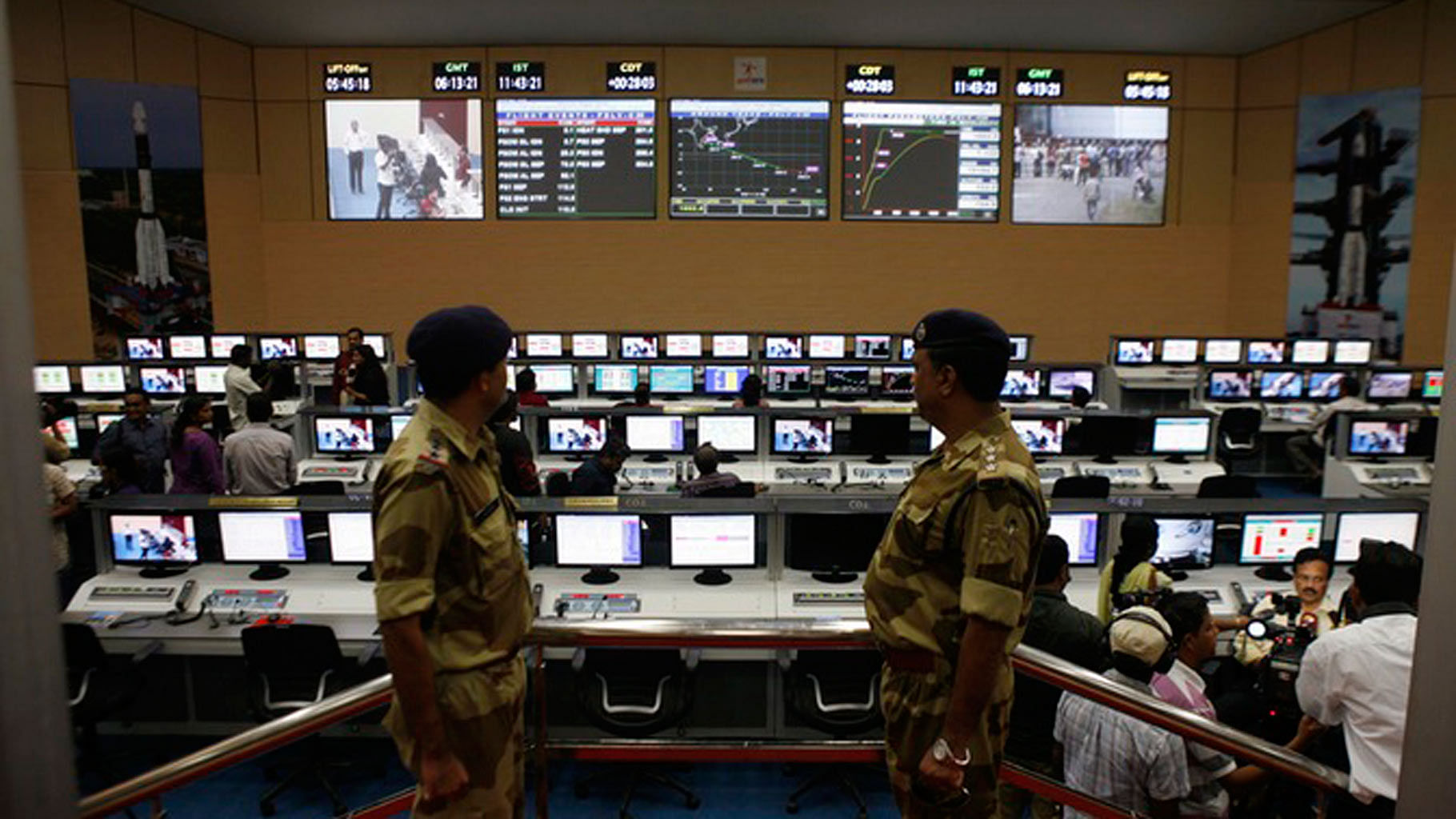 ISRO’s control room. (Photo: Reuters)