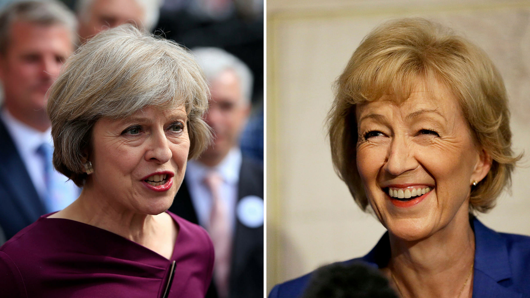 May won 199 votes and Leadsom 84 in a second ballot of lawmakers of the governing Conservative party. (Photo: Altered by The Quint)