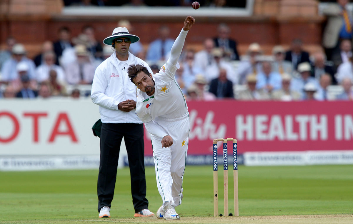 Mohammad Amir, back from a five-year ban for spot-fixing, sealed victory when he clean bowled Jake Ball.