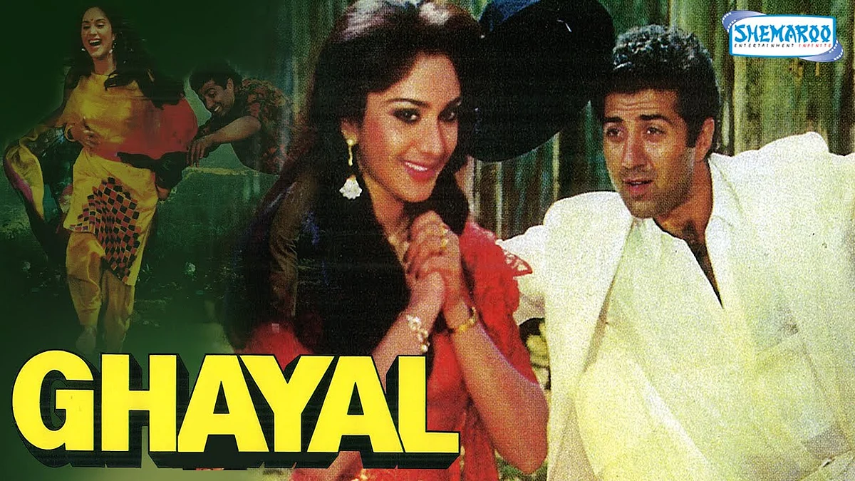 Raj Babbar played elder brother to Sunny Deol in <i>Ghayal</i>. 