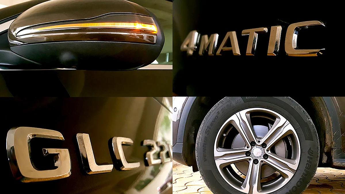 The 4MATIC badge on the Mercedes-Benz GLC 220d. (Photo: Motorscribes)