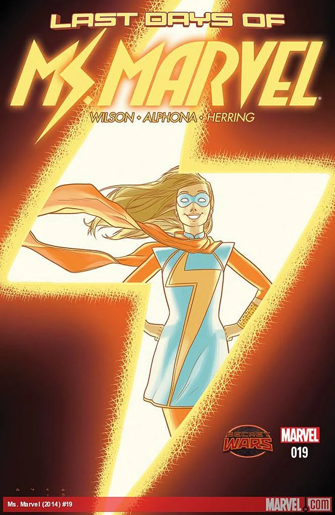 Cover of Miss Marvel in 2014. (Photo Courtesy: <a href="http://marvel.com/images/1006716#0-1006716">Marvel website</a>)