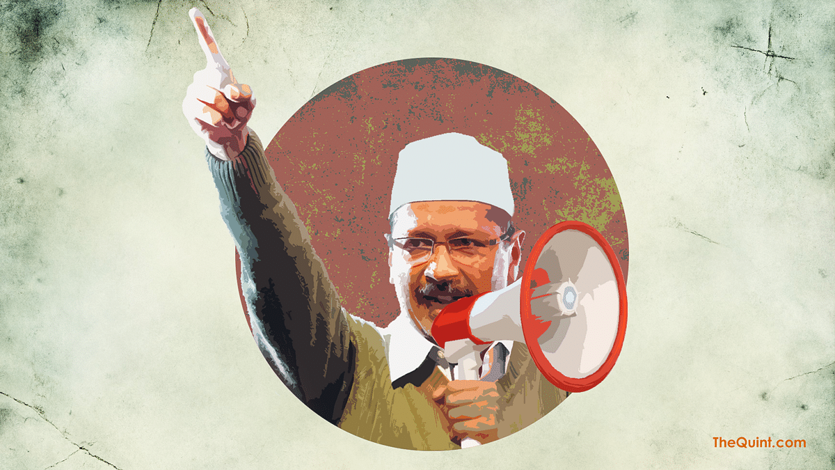 Arvind Kejriwal is one paranoid CM. (Illustration: <b>The Quint</b>)