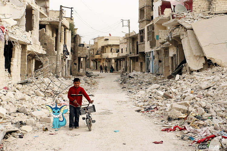 This project seeks to use Pokemon Go as a way to grab attention to the escalating crisis in Syria. 