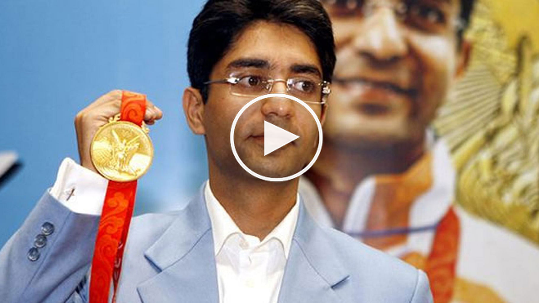 India Olympic Champion Abhinav Bindra. (Photo: altered by <b>The Quint</b>)