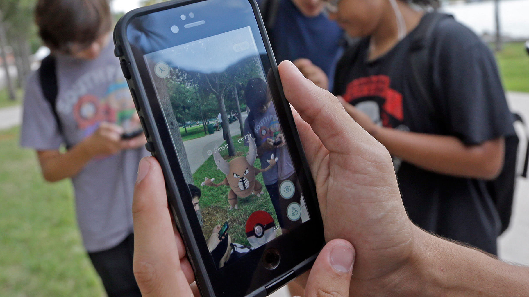 

The ‘Pokemon Go’ craze has sent legions of players hiking around cities and battling with “pocket monsters” on their smartphones. (Photo: AP)