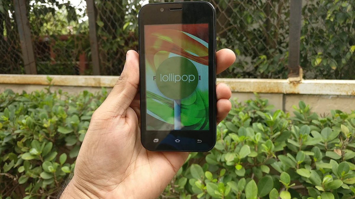 Android 5.1 out-of-box on the Freedom 251. (Photo: <b>The Quint</b>)