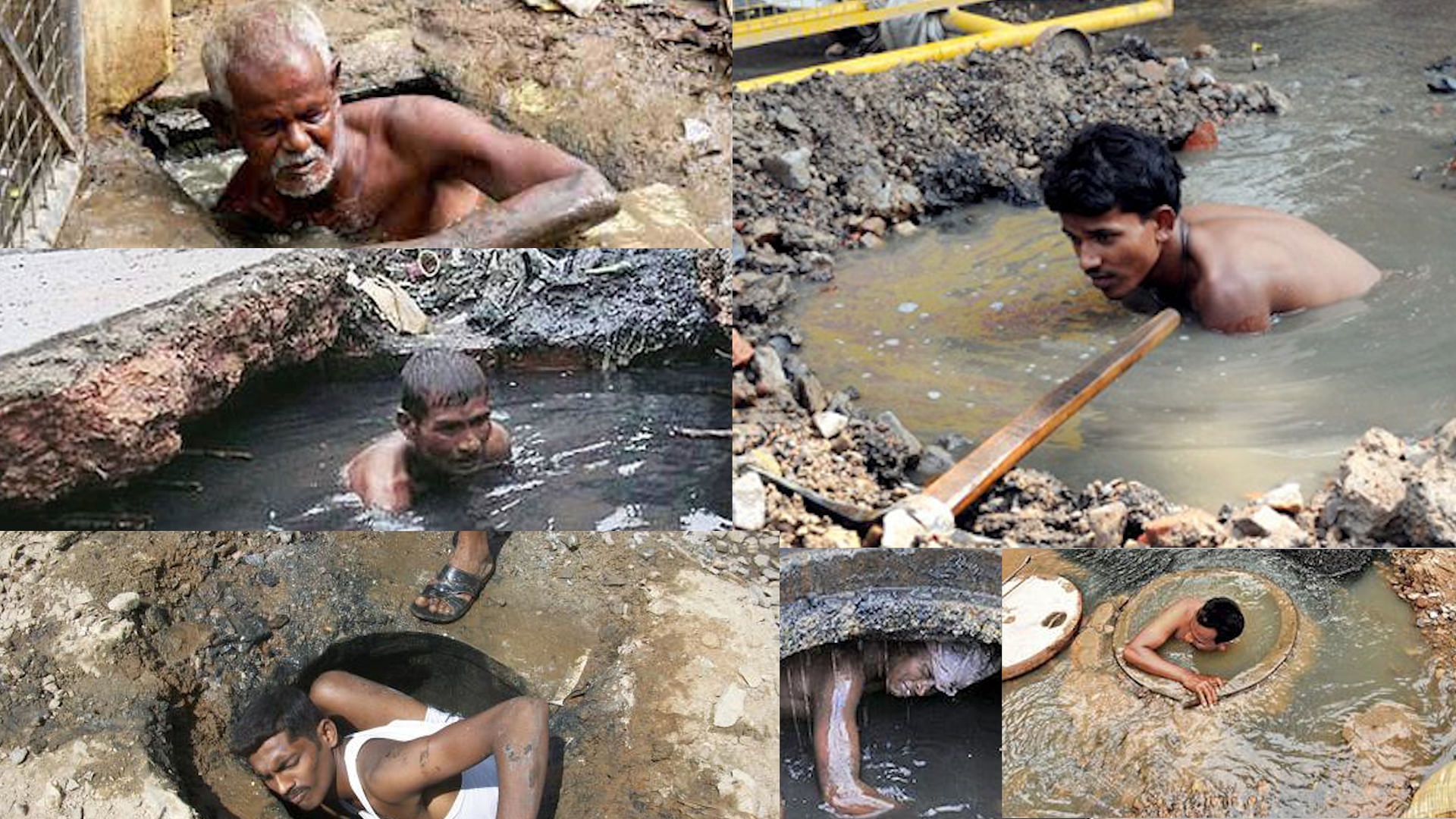 The ugly truth behind manual scavenging in India (Photo: Altered by The Quint)