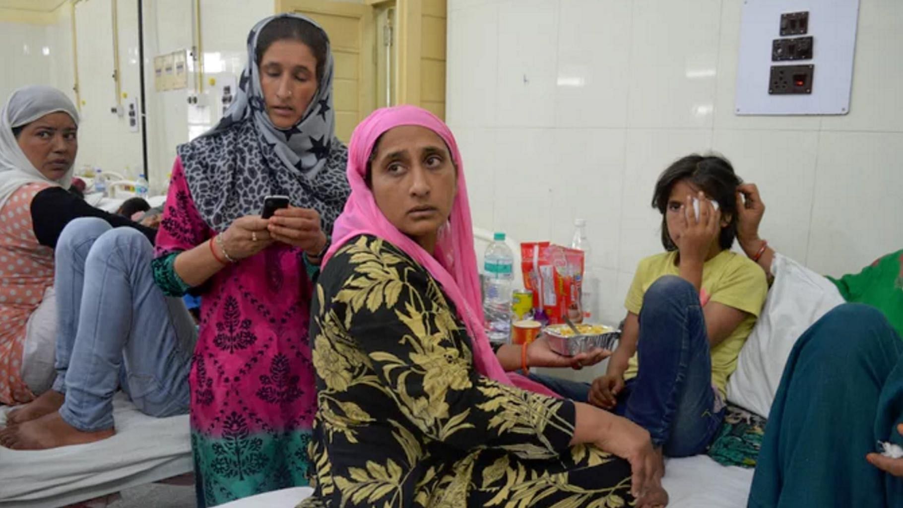 “They deliberately fired at our houses,” says a 9-year-old patient’s mother Shameema. (Photo: Pradeepika Saraswat)