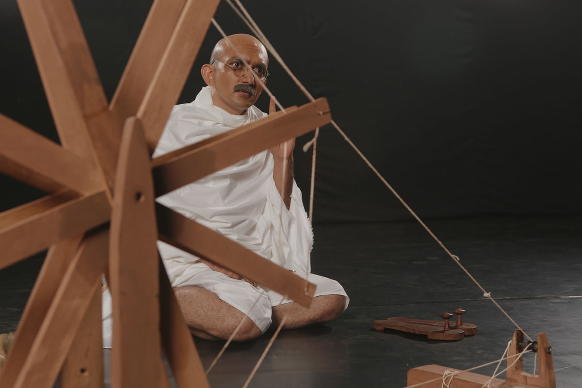 Now this is a first - the journey of Mohandas Karamchand Gandhi through songs and dance numbers. 