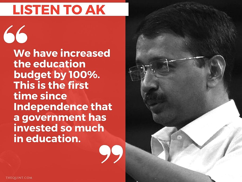 On Sunday, Arvind Kejriwal conducted a live chat through social media platforms and a dedicated website.