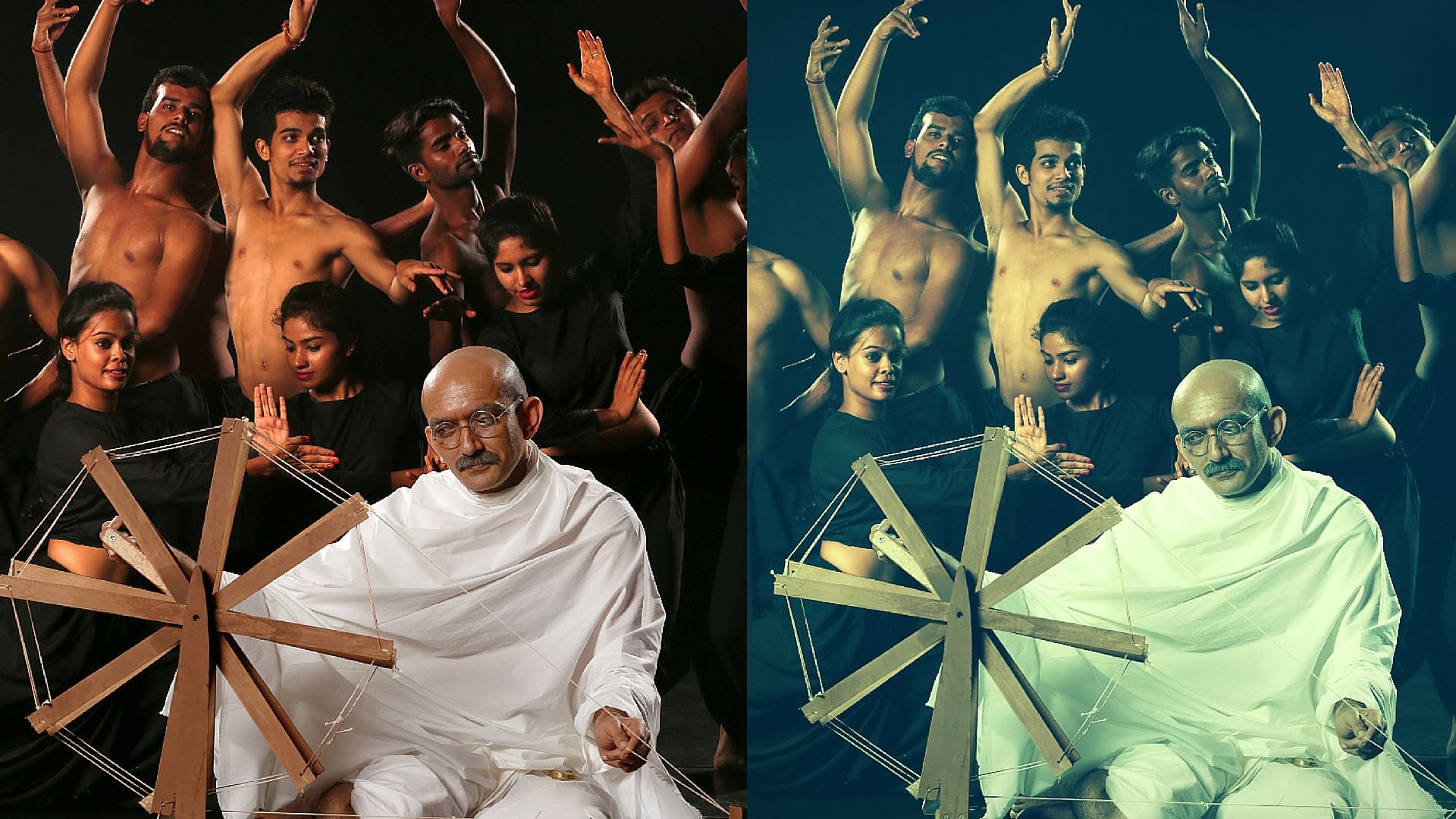 

A moment from <i>Gandhi - The Musical</i>. (Photo: NCPA)
