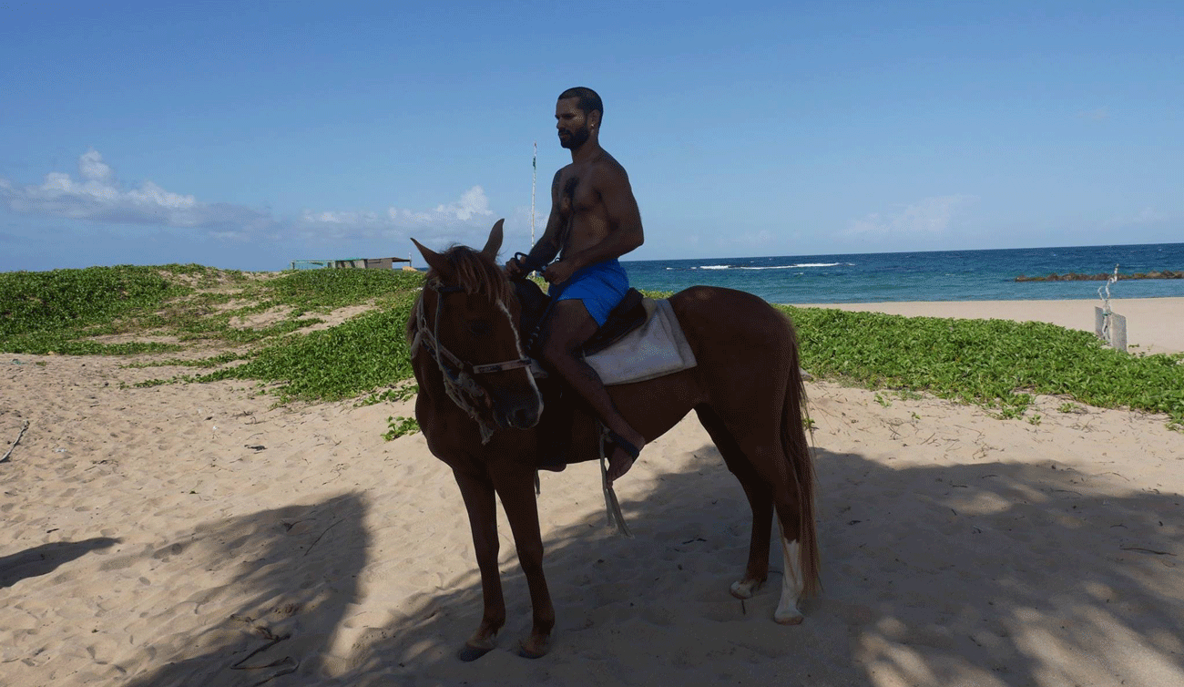 In Pics: Dhawan & Jadeja Go Horse Riding, Kohli Takes Selfies