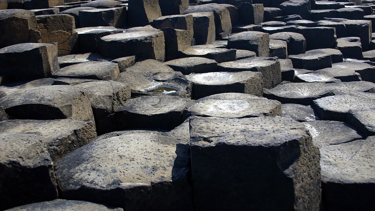 Basalt lava columns. (Photo: iStock)