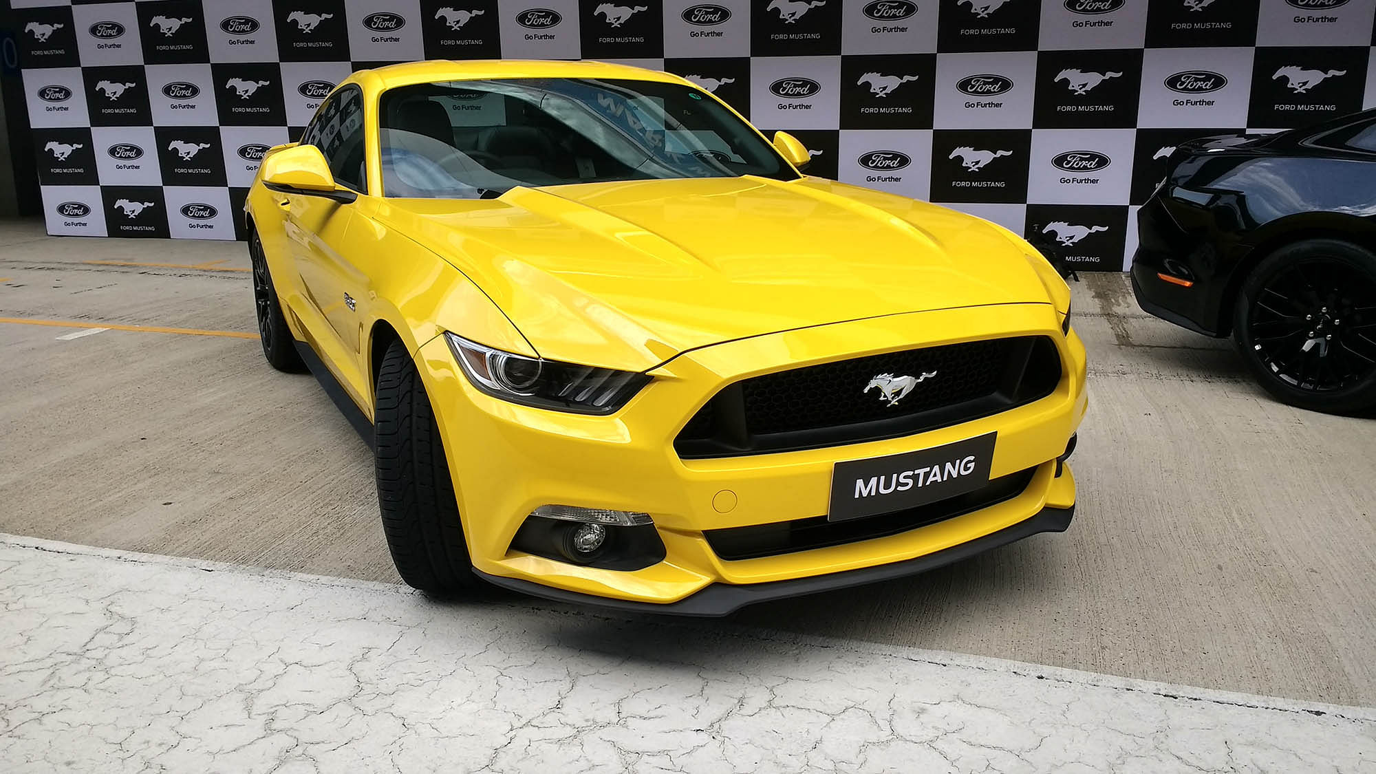 Ford Mustang in the flesh. (Photo: <b>The Quint</b>)